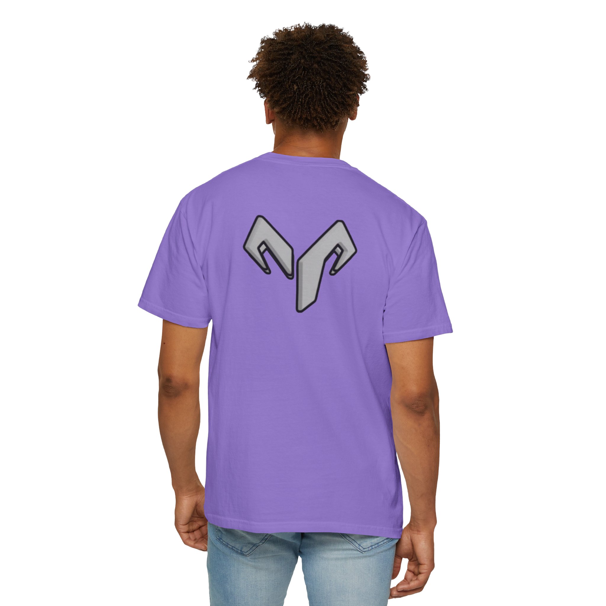 Garment-Dyed Men’s T-Shirt with YuvaanMart Logo – Comfortable, Durable & Versatile - Image 2