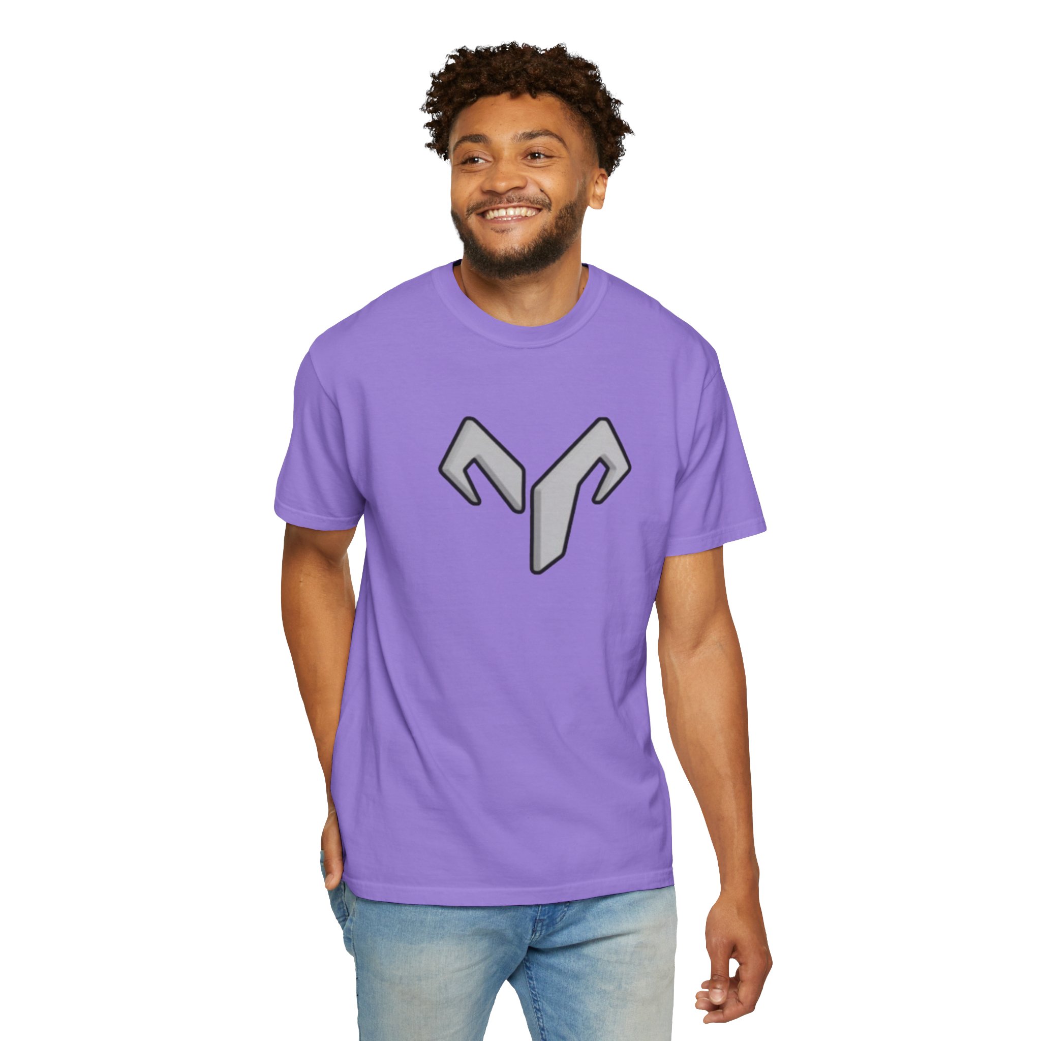 Garment-Dyed Men’s T-Shirt with YuvaanMart Logo – Comfortable, Durable & Versatile