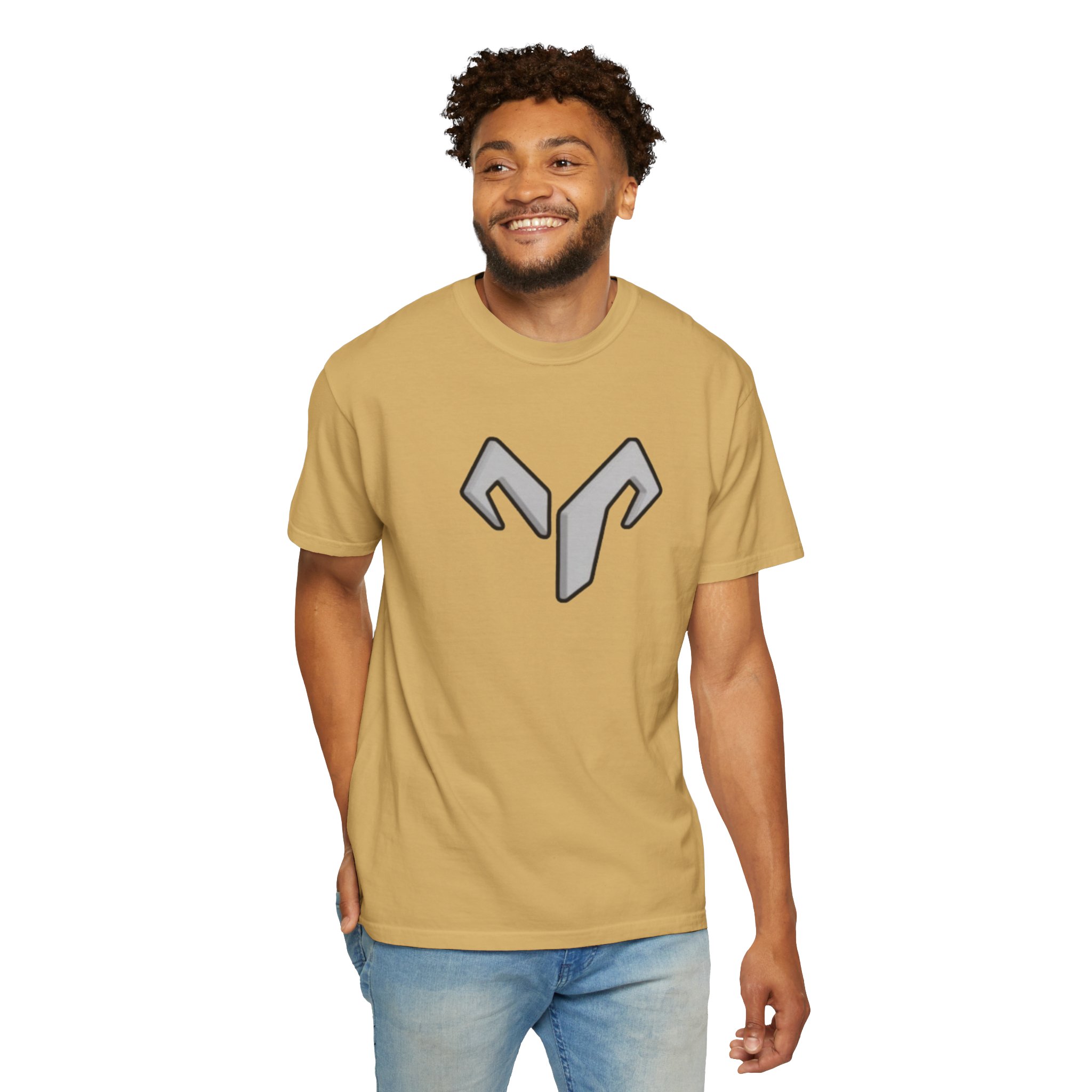 Garment-Dyed Men’s T-Shirt with YuvaanMart Logo – Comfortable, Durable & Versatile - Image 5