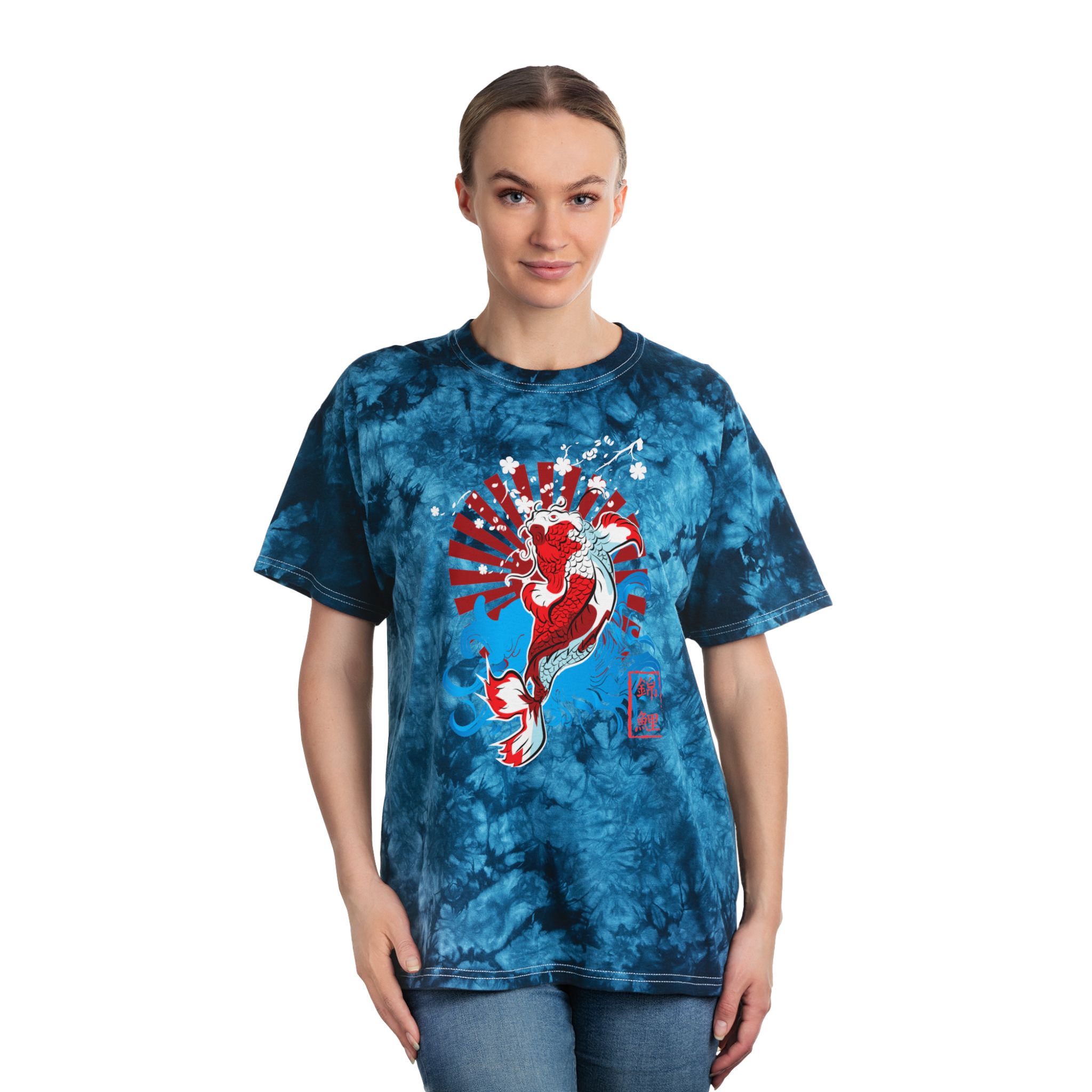 Women's Crystal Tie-Dye Tee – Vibrant & Stylish T-Shirt