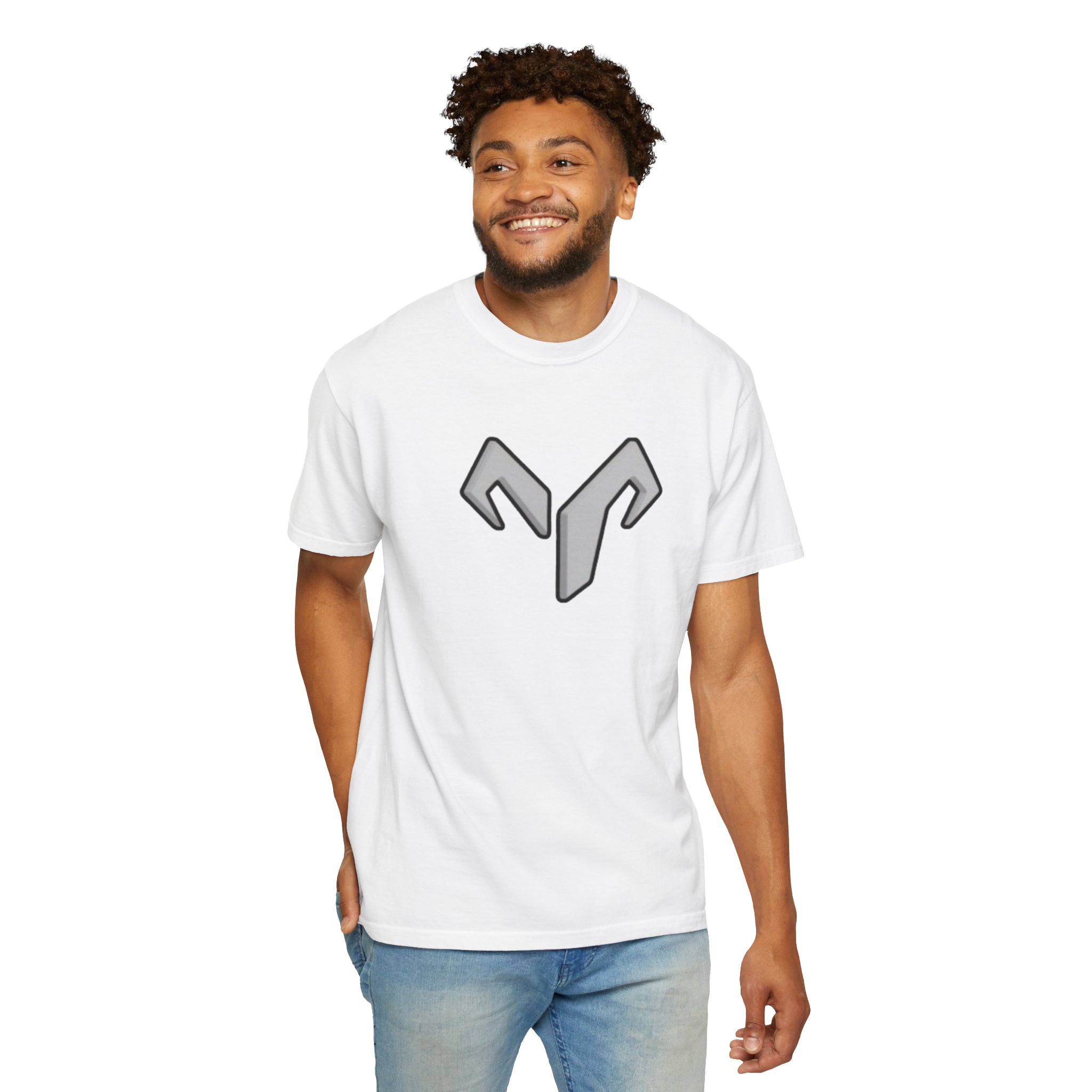 Garment-Dyed Men’s T-Shirt with YuvaanMart Logo – Comfortable, Durable & Versatile - Image 3
