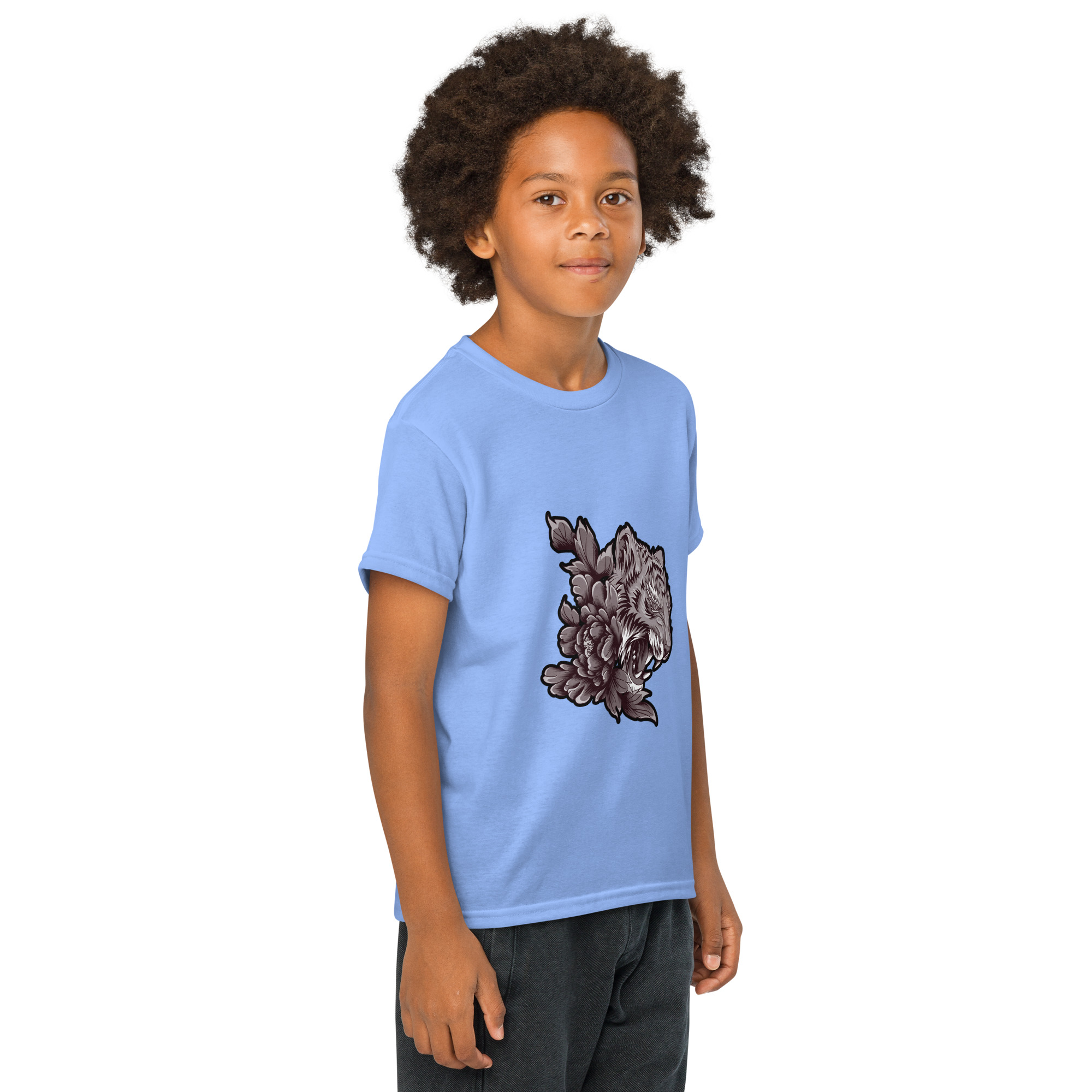 Youth Tiger Graphic T-Shirt for Girls – Stylish & Comfortable Casual Wear - Image 58