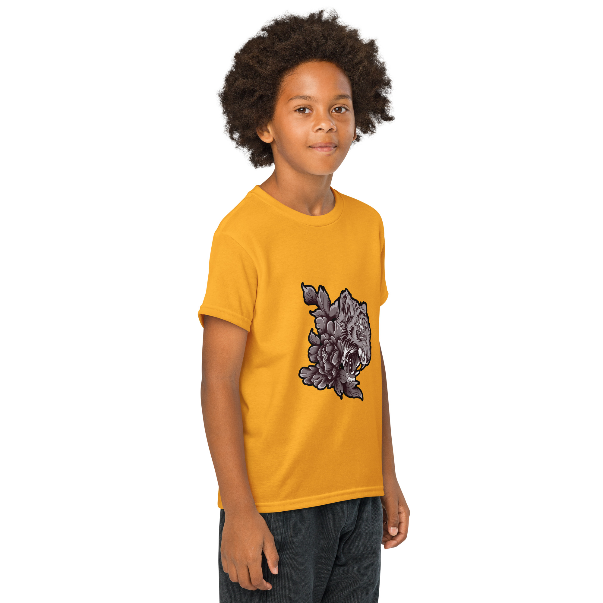 Youth Tiger Graphic T-Shirt for Girls – Stylish & Comfortable Casual Wear - Image 52