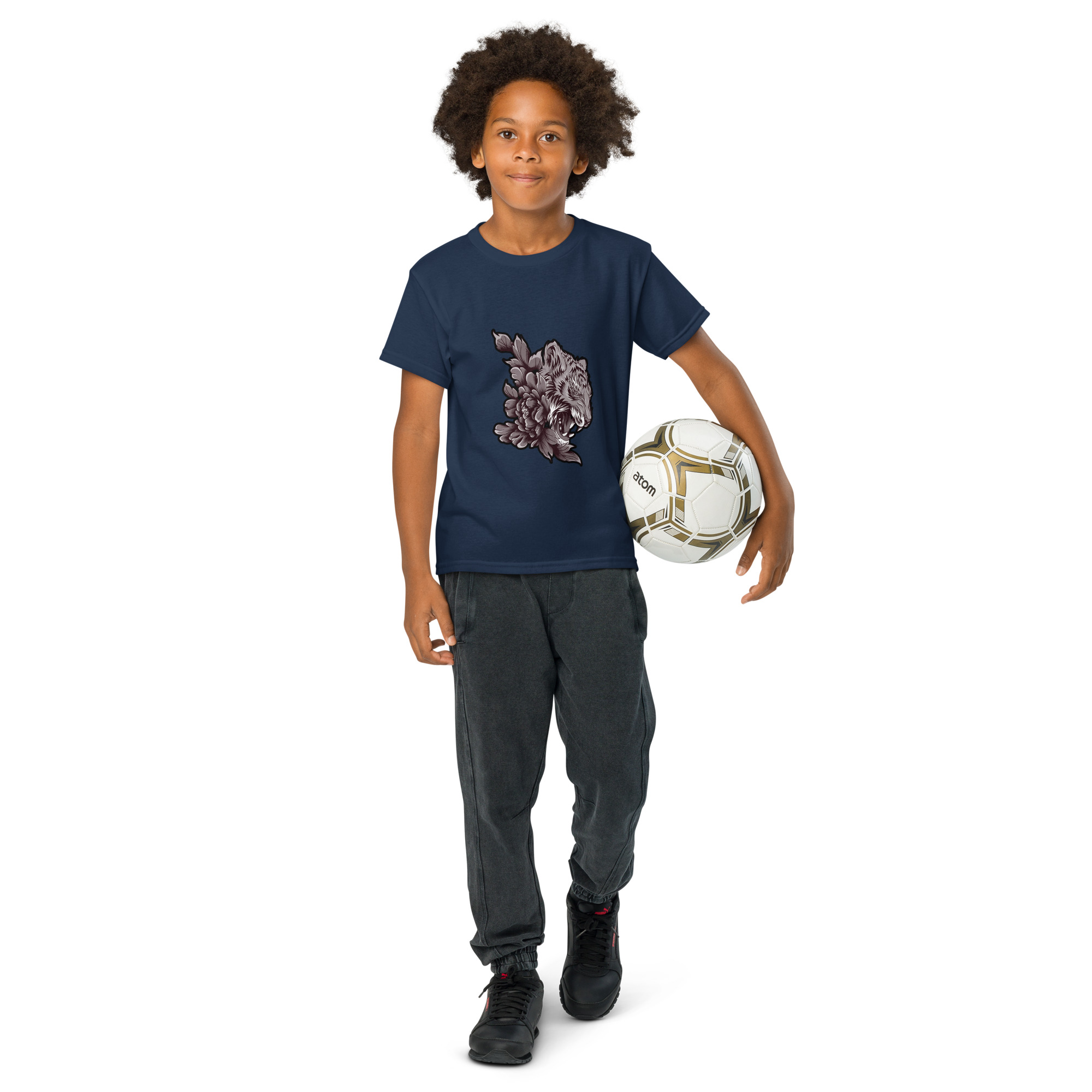 Youth Tiger Graphic T-Shirt for Girls – Stylish & Comfortable Casual Wear - Image 36