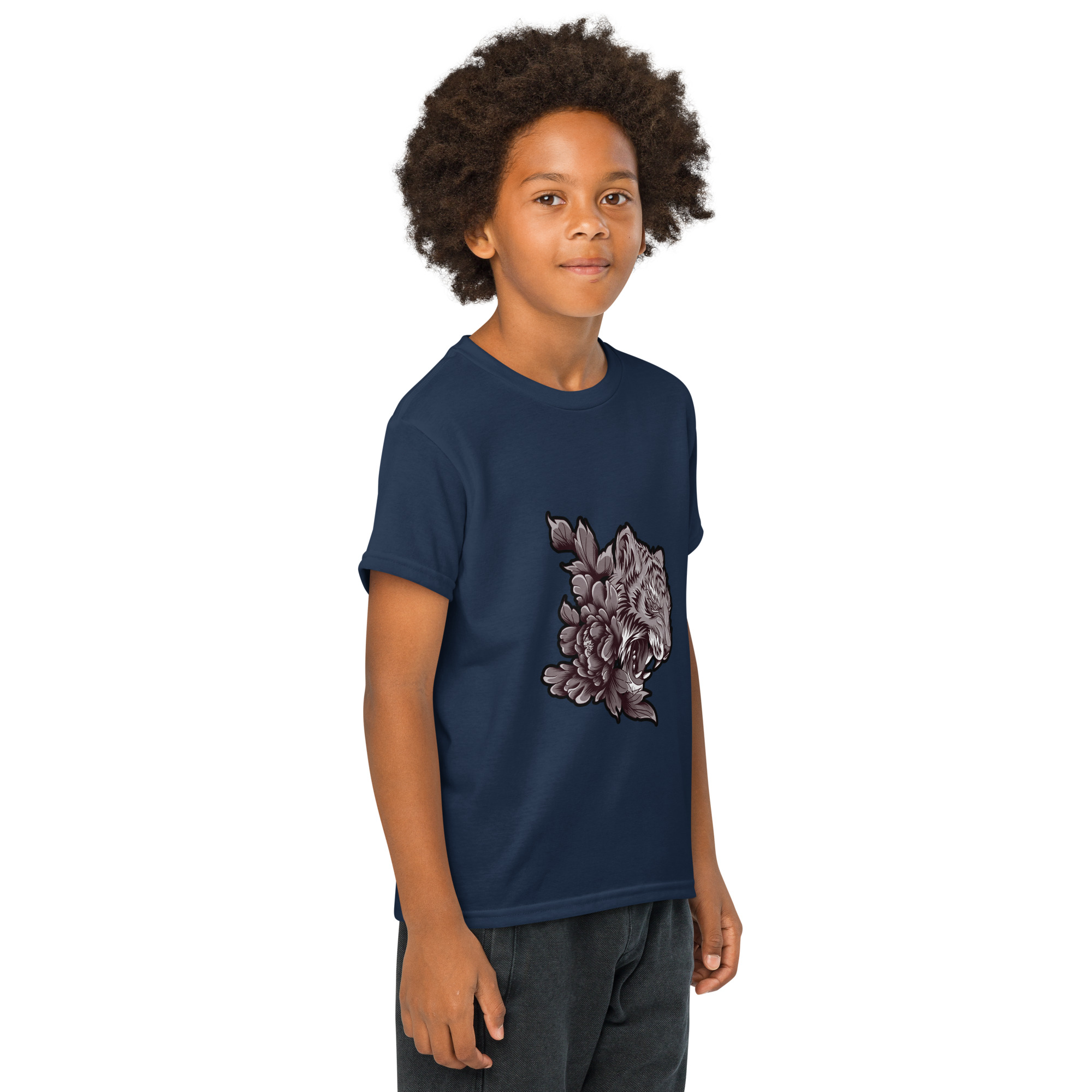 Youth Tiger Graphic T-Shirt for Girls – Stylish & Comfortable Casual Wear - Image 34