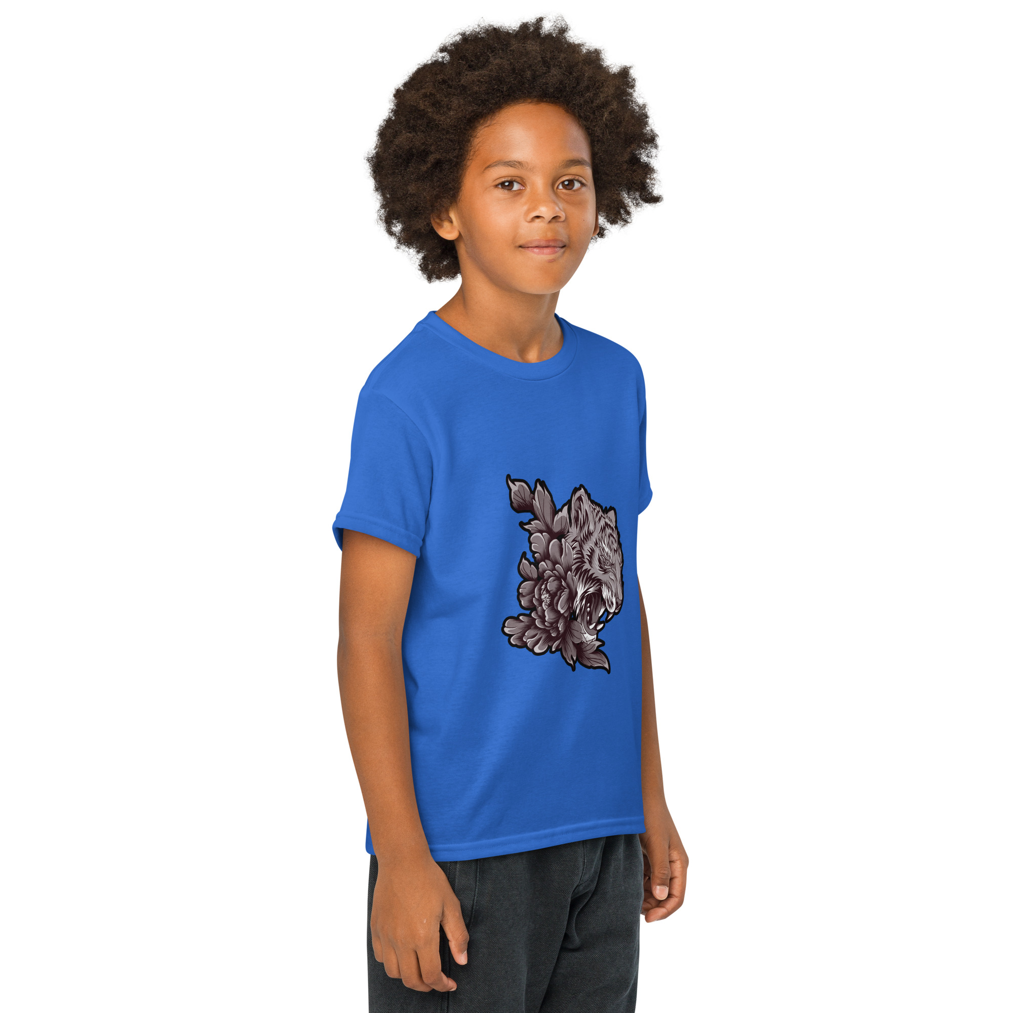 Youth Tiger Graphic T-Shirt for Girls – Stylish & Comfortable Casual Wear - Image 46